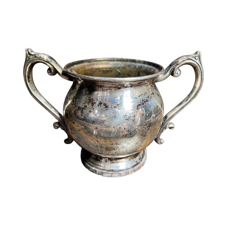 Vintage 3002 F.B. Rogers Silver Co.‎ Dynasty Sugar Bowl